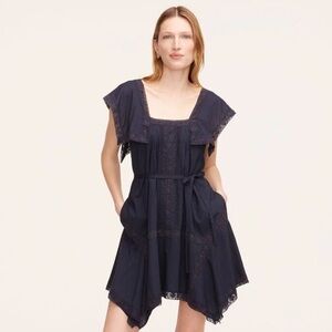 rebecca taylor one shoulder ruffle dress Rebecca Taylor Black One Shoulder Ruffle Dress 8